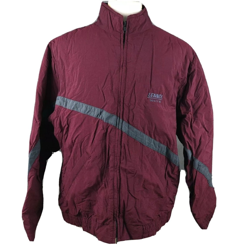 Lennox Vintage 1998 Safety Awards Jacket Men's Large K-Products USA Uniform Coat